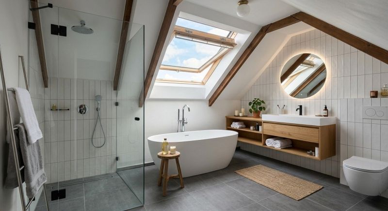 Attic Bathroom Remodeling in Licking County, OH