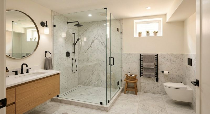 Basement Bathroom Remodeling in Licking County, OH