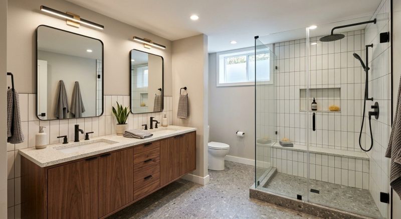 Basement Bathroom Remodeling in Licking County, OH