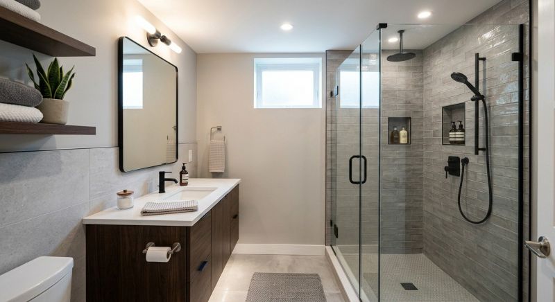 Basement Bathroom Remodeling in Licking County, OH